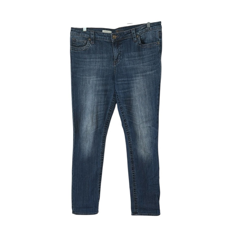 Kut from the Kloth Straight Leg Classic Denim Blue Jeans size 14